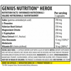 Genius Nutrition HEROX / 180 Caps